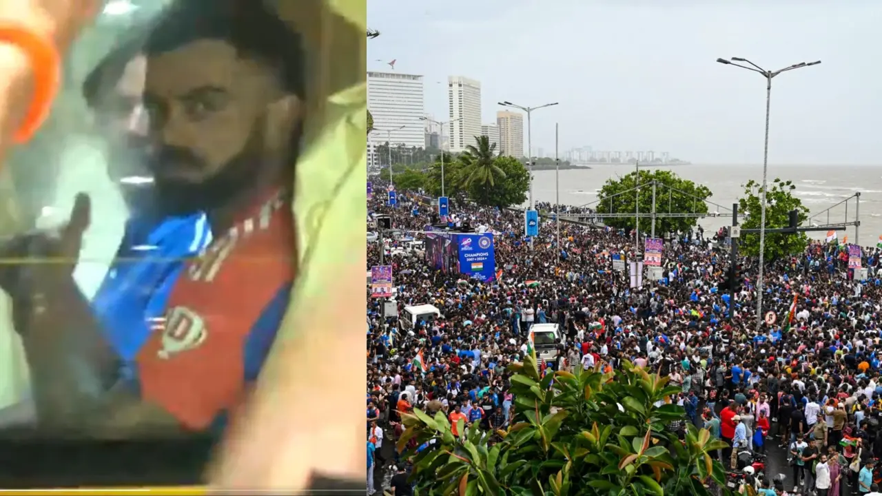 team india victory parade virat kohli first reaction