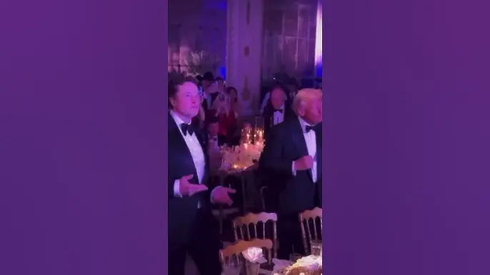 Elon Musk And Donald Trump Dance Together At New Year’s Party | WATCH Tech billionaire Elon Musk joined President-elect Donald Trump for an impromptu dance.