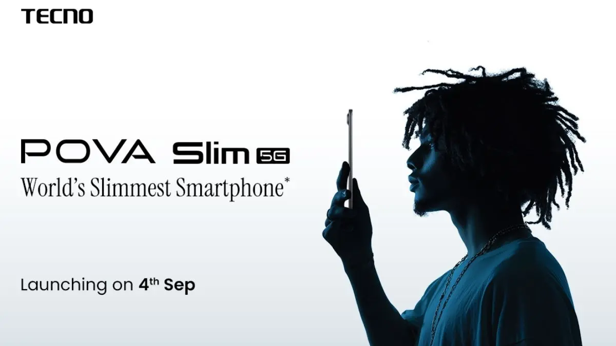 TECNO POVA Slim 5G Launch Set for September 4, Claimed to Be World's Thinnest Phone tecno