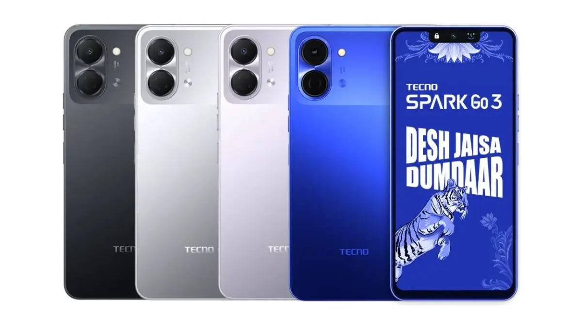 TECNO’s New Spark Go 3 Brings Water-Resistant Body for Under ₹9,000, But Lacks 5G tecno spark go 3