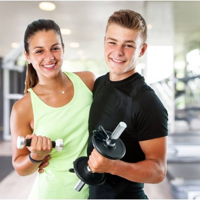 Teens are hitting the gym now more than ever