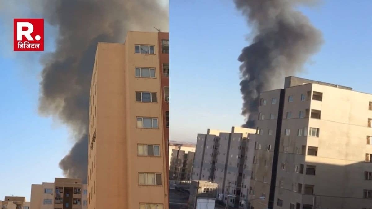 ईरान-अमेरिका तनाव के बीच तेहरान में धमाके, आसमान में दूर से दिखा धुएं का गुबार