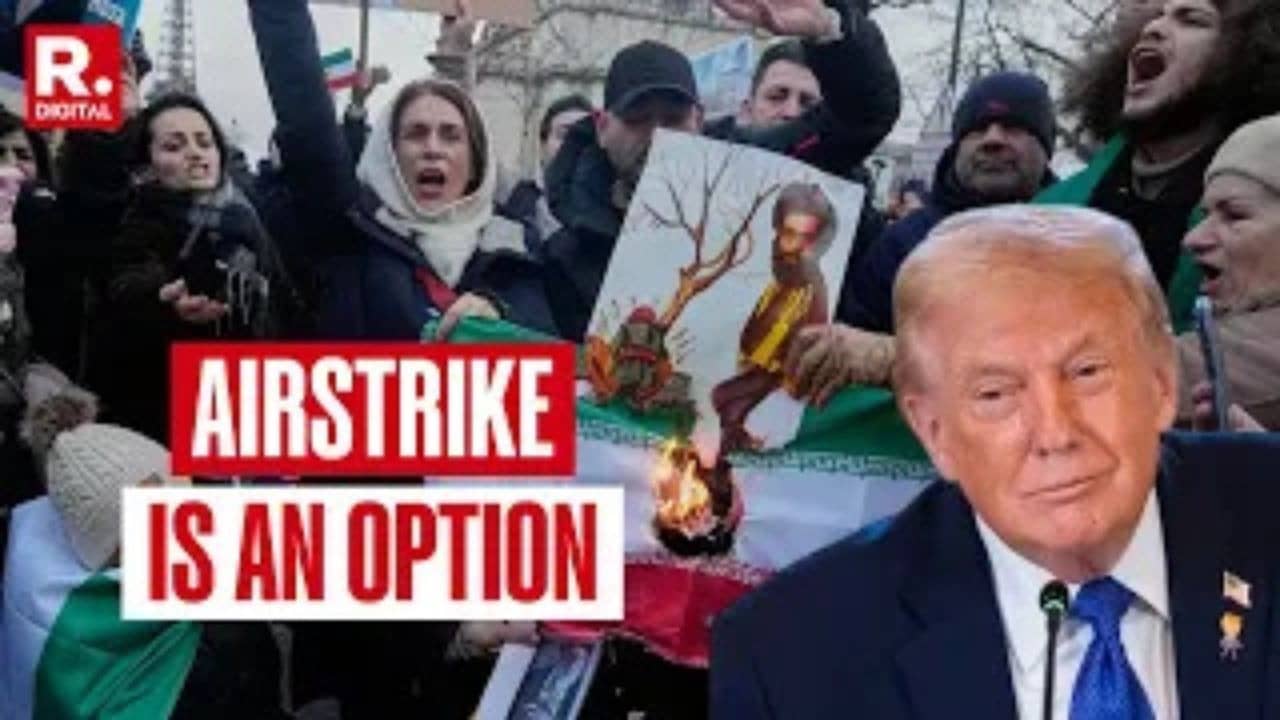 Tehran Protests: Trump Considers Air Striking Iran As An Option