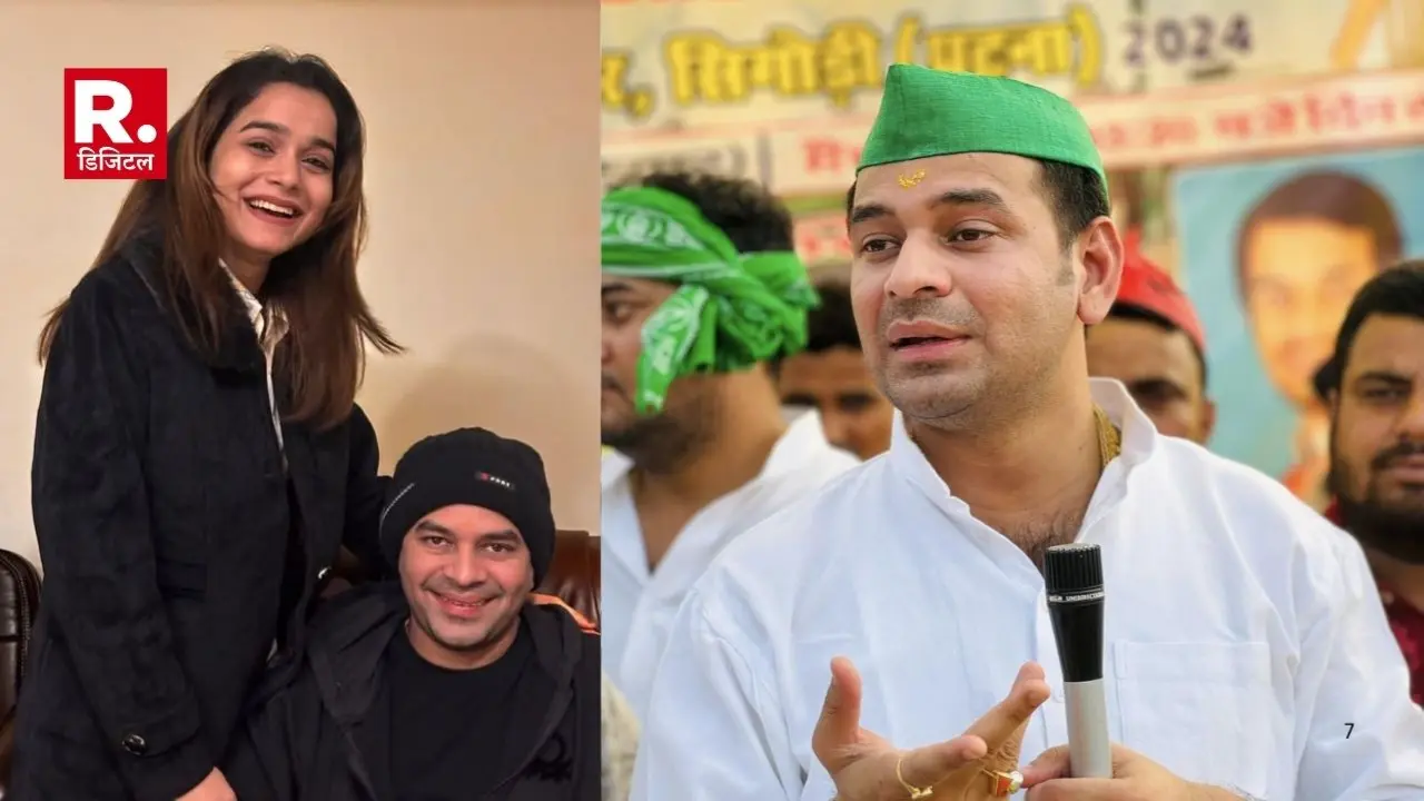 tej Pratap yadav's Girlfriend Anushka Yadav.