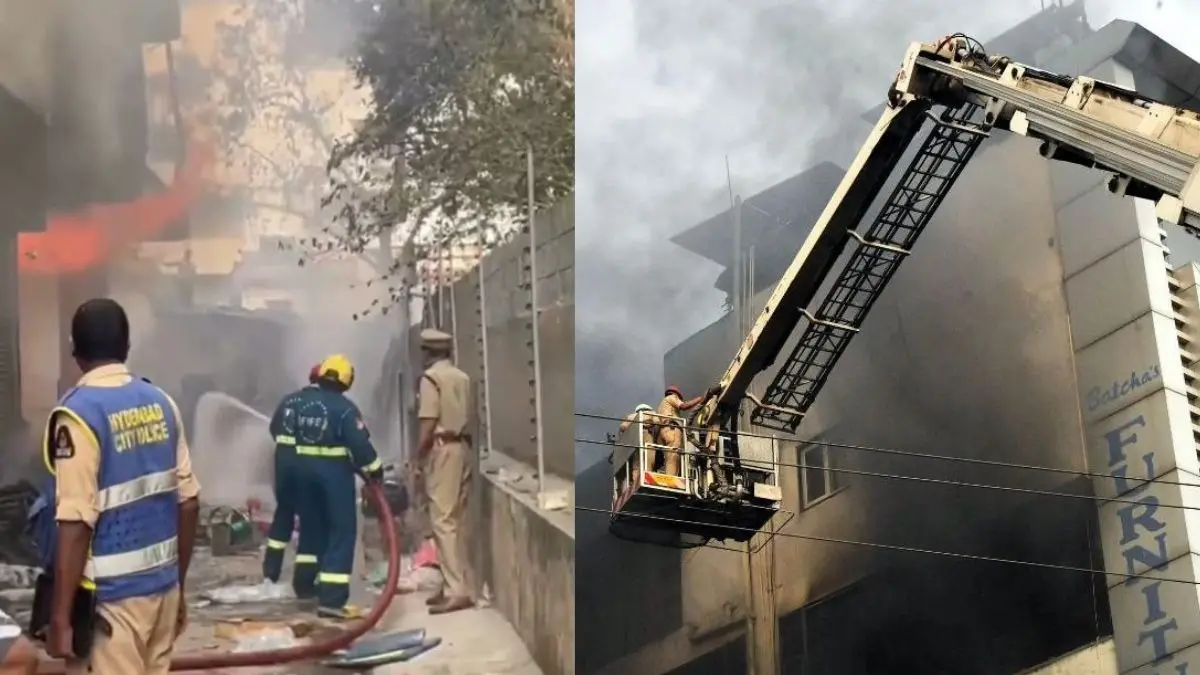Telangana Minister Announces Rs 5 Lakh Ex Gratia to Victims' Families as Hyderabad's Nampally Fire Kills Five