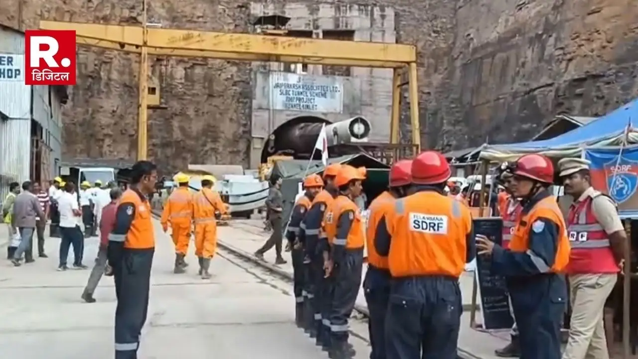 तेलंगाना सुरंग हादसा : रोबोट की तैनाती से फंसे हुए श्रमिकों की तलाश तेज होगी Telangana Nagarkurnool Rescue operation underway