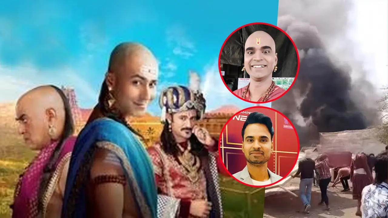 Massive Flames Engulf Tenali Rama Set In Mumbai's Film City, Actor Dismisses Electrical Fault As Cause Of Fire | Exclusive Tenali Rama airs on Sab TV