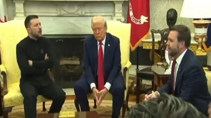 Did Zelenskyy Use Ukrainian Cuss Word During The Unprecedented Altercation In The White House As Viral Videos Suggest? Tensions escalated when Vance accused Zelensky of being "ungrateful" and “disrespectful.”