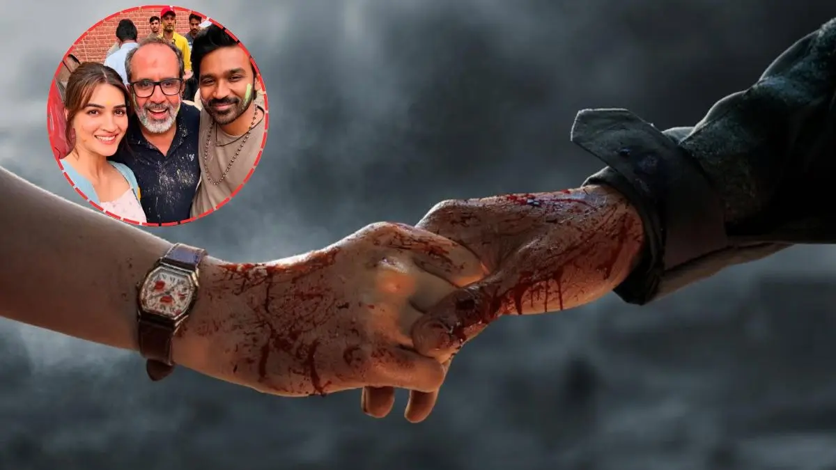 Dhanush-Kriti Sanon's Tere Ishk Mein To Have A Tragic End Like Raanjhanaa? Netizens Speculate As Actor Shares New Photo On Shoot Wrap Up Tere Ishk Mein shoot wrap up