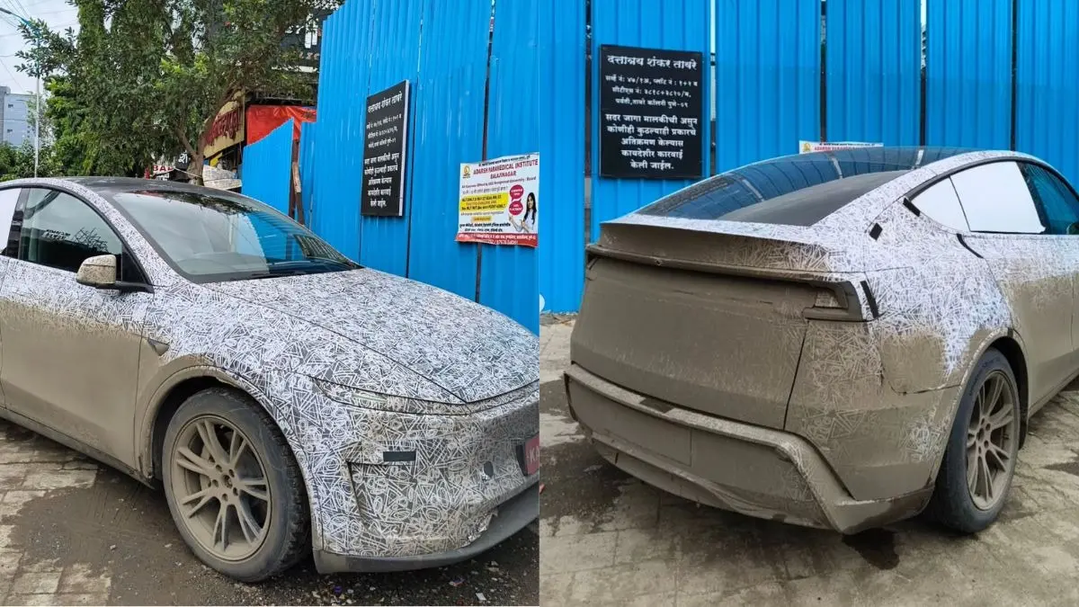 Tesla Model Y spied in India