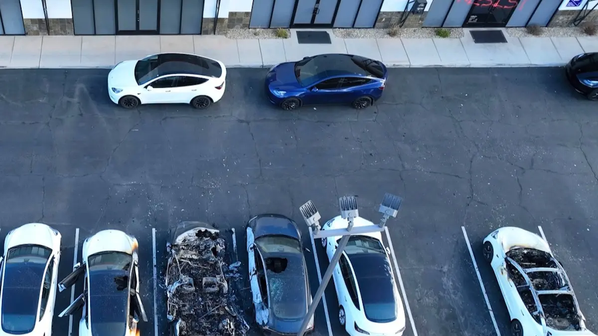 Tesla, molotov cocktails attack, Elon Musk