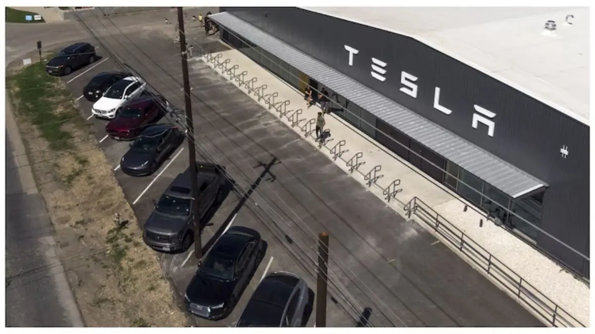 Tesla Fined Rs 2,000 Crore: What Led to the Massive Penalty on Elon Musk’s Company? Tesla plant