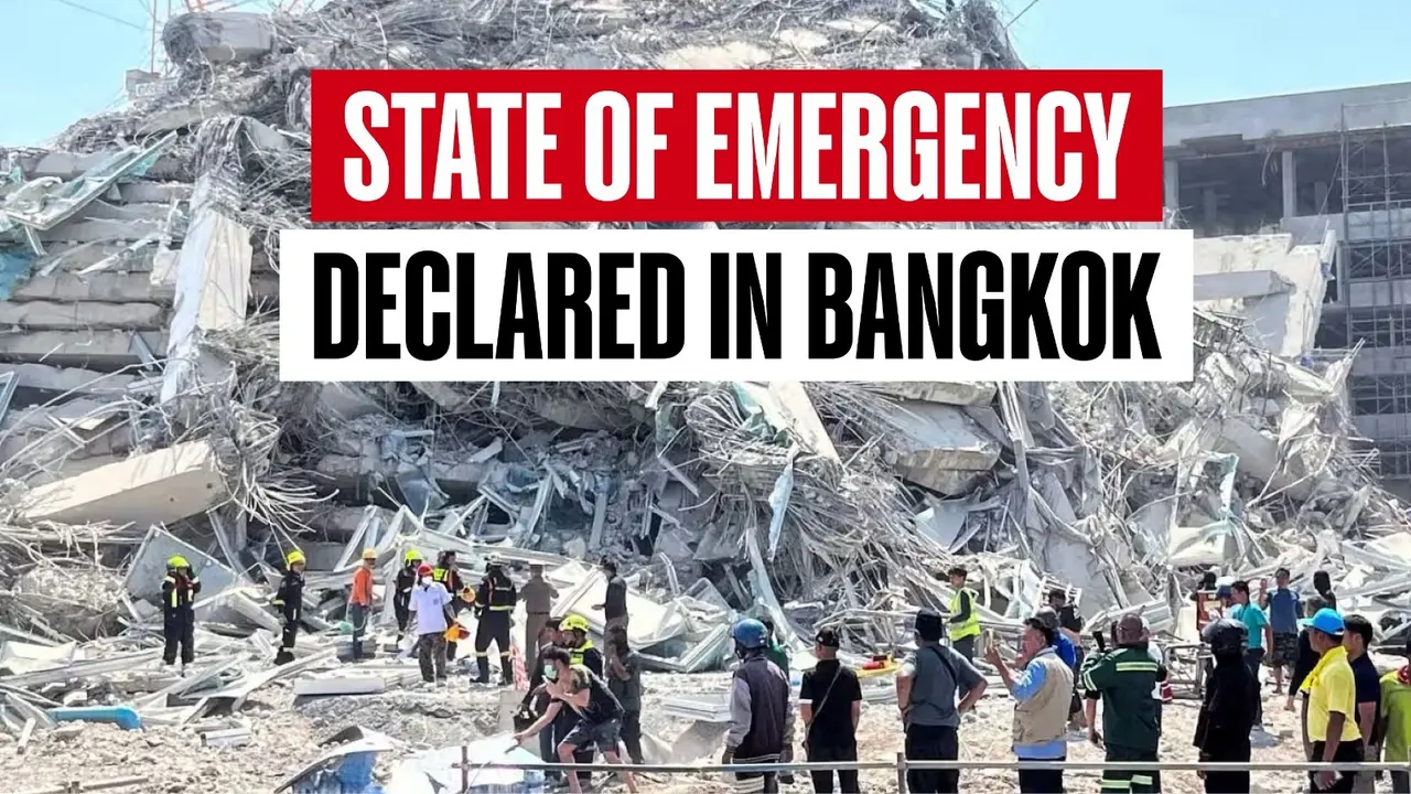 Myanmar Earthquake: Thailand PM Declares 'State Of Emergency' In Bangkok Thai Prime Minister Paetongtarn Shinawatra declared a "state of emergency" in Bangkok.