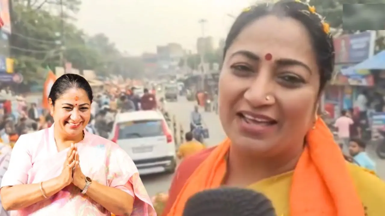 दिल्ली CM रेखा गुप्ता का सीवान में रोड शो