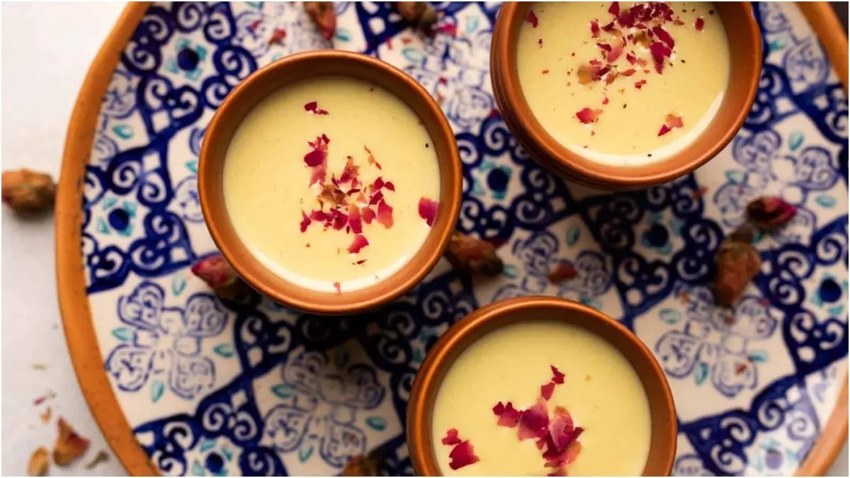Holi Special Thandai Recipe Without Bhang Thandai is prepared and served on Holi