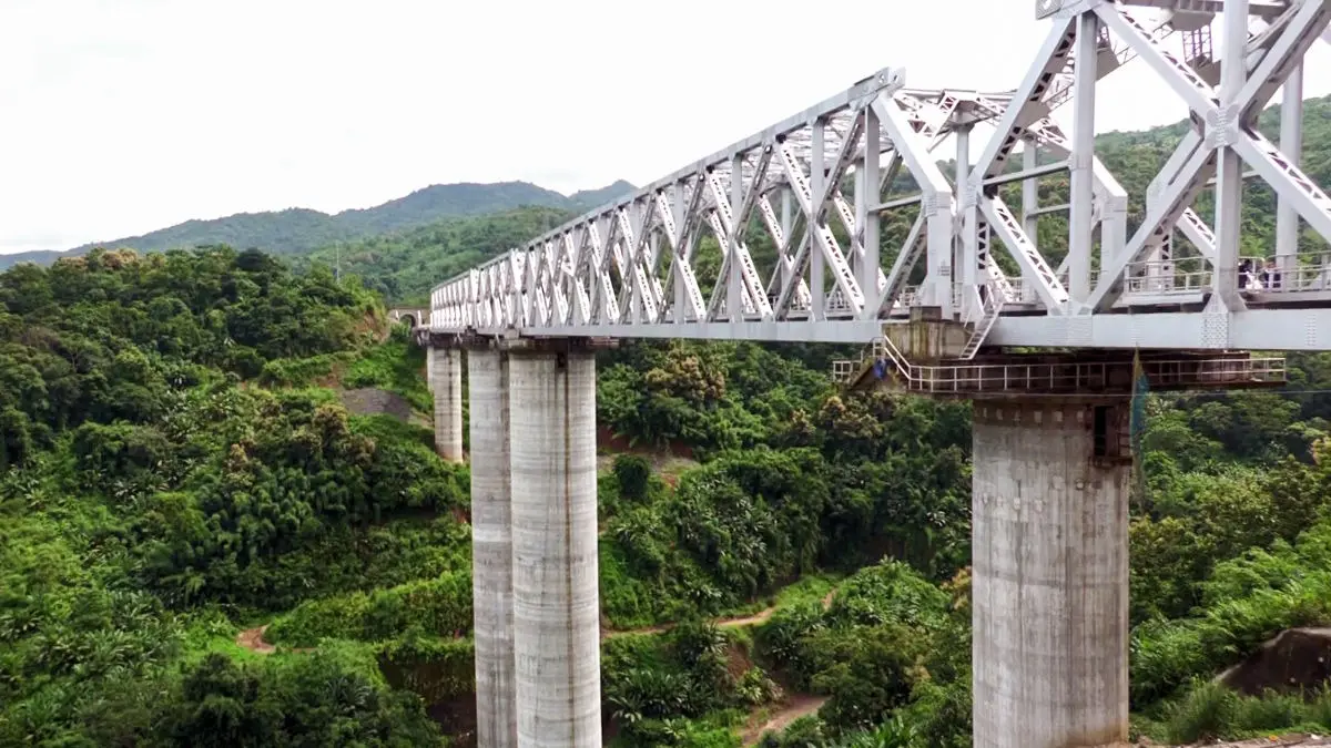 Aizawl Gets on Track: Mizoram's First Ever Rail Link Bairabi-Sairang Railway Project Will be Inaugurated on Sept 13 The Bairabi-Sairang Railway Project