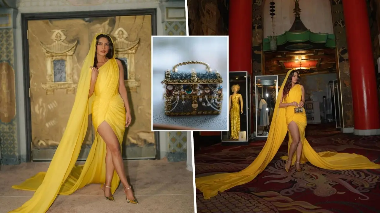 Priyanka Chopra Pairs Thigh-High Gaurav Gupta Saree Gown With Bag Worth Over ₹6 Lakh The Bluff: Priyanka Chopra’s After-Party Outfit Features Handbag Worth Over ₹6 Lakh