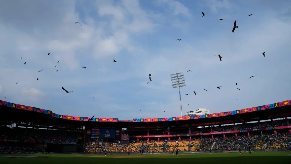 The Chinnaswamy Cricket Stadium during Cricket World Cup 2023