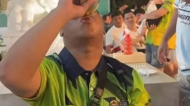 The incident occurred during a birthday party in Chanthaburi, a town in eastern Thailand