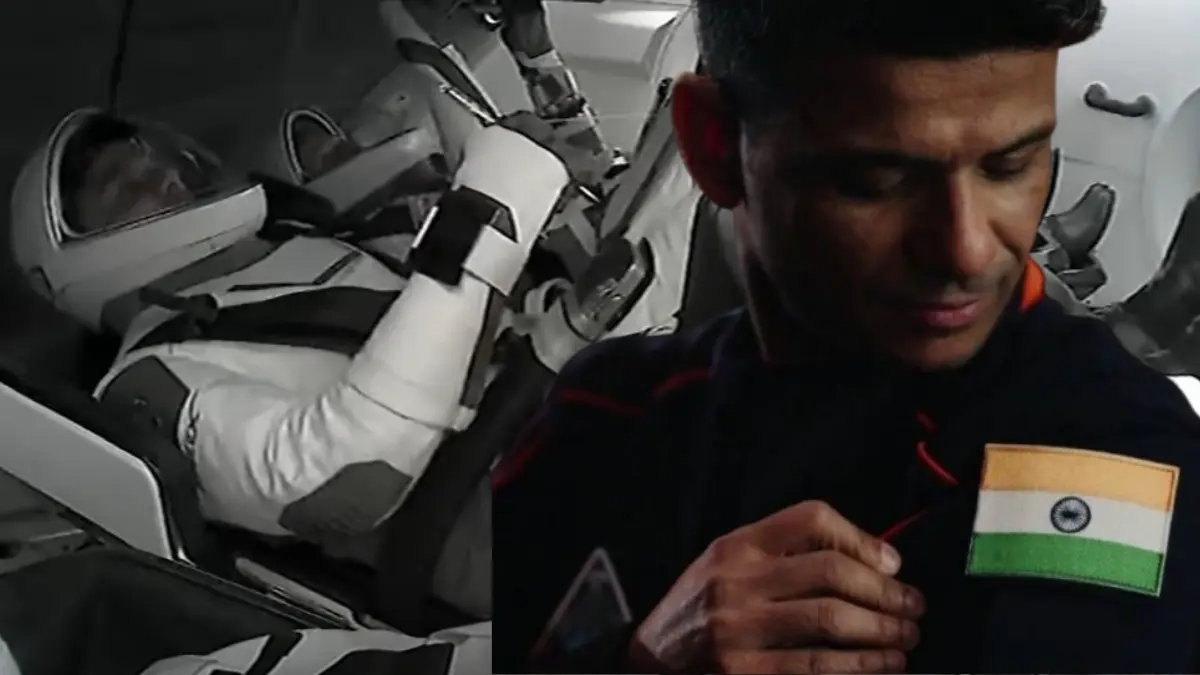 'Tiranga On My Shoulder ': Shubhanshu Shukla's First Words From Space As He Makes History With Axiom-4 Launch The Indian astronaut shared an inspiring message to Indians after the Axiom-4 launch.