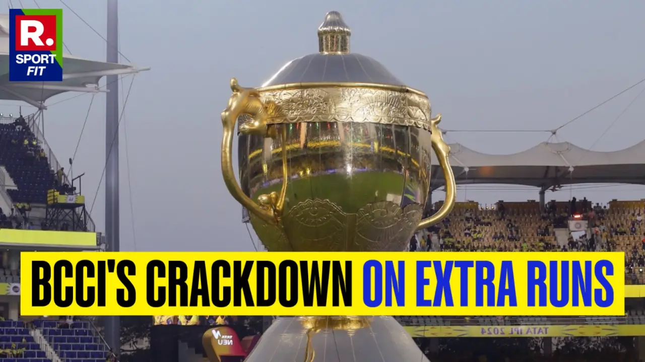 The IPL trophy on display