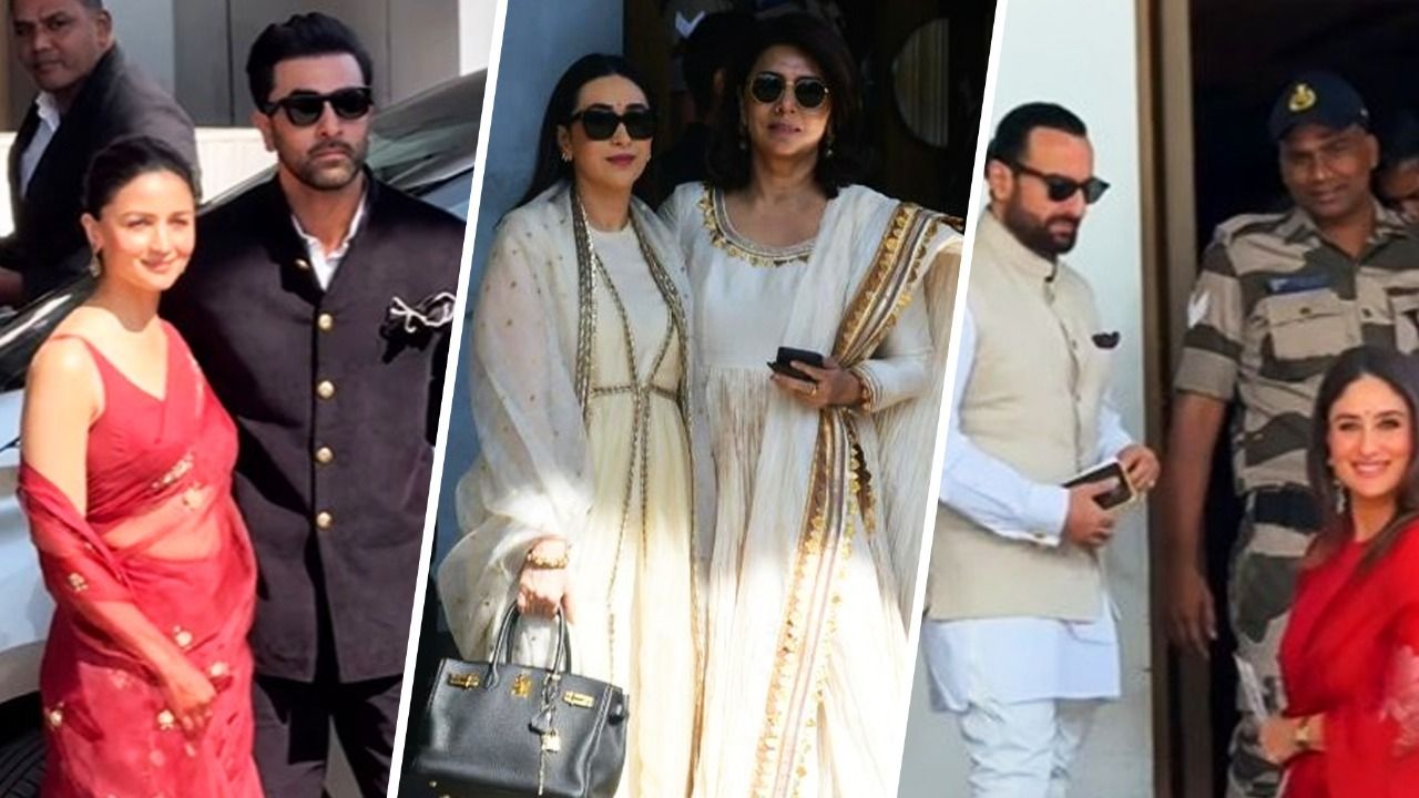 The Kapoor family spotted at Mumbai's private airport