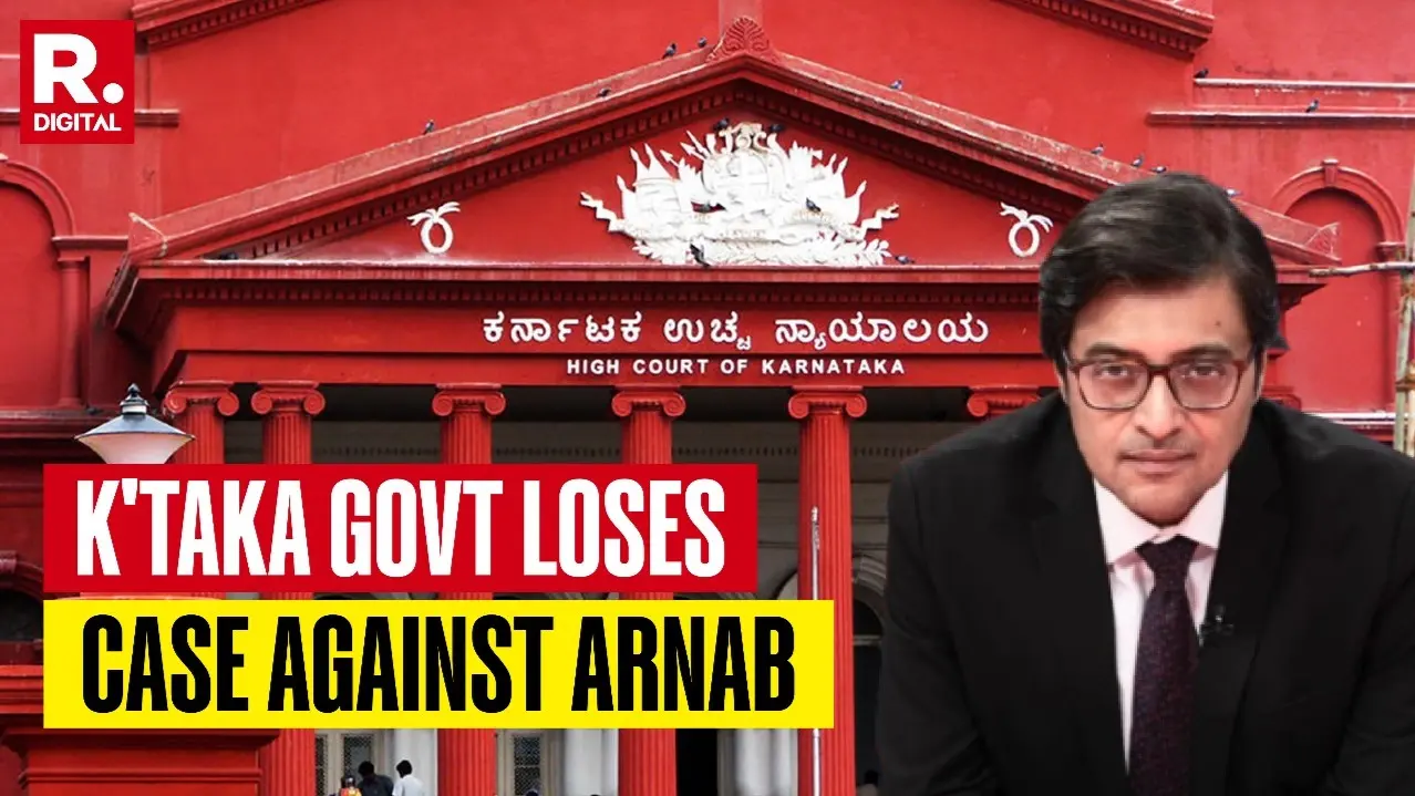 The Karnataka HC quashed the criminal case filed against Republic TV Editor-in-Chief Arnab Goswami by the Bengaluru police.