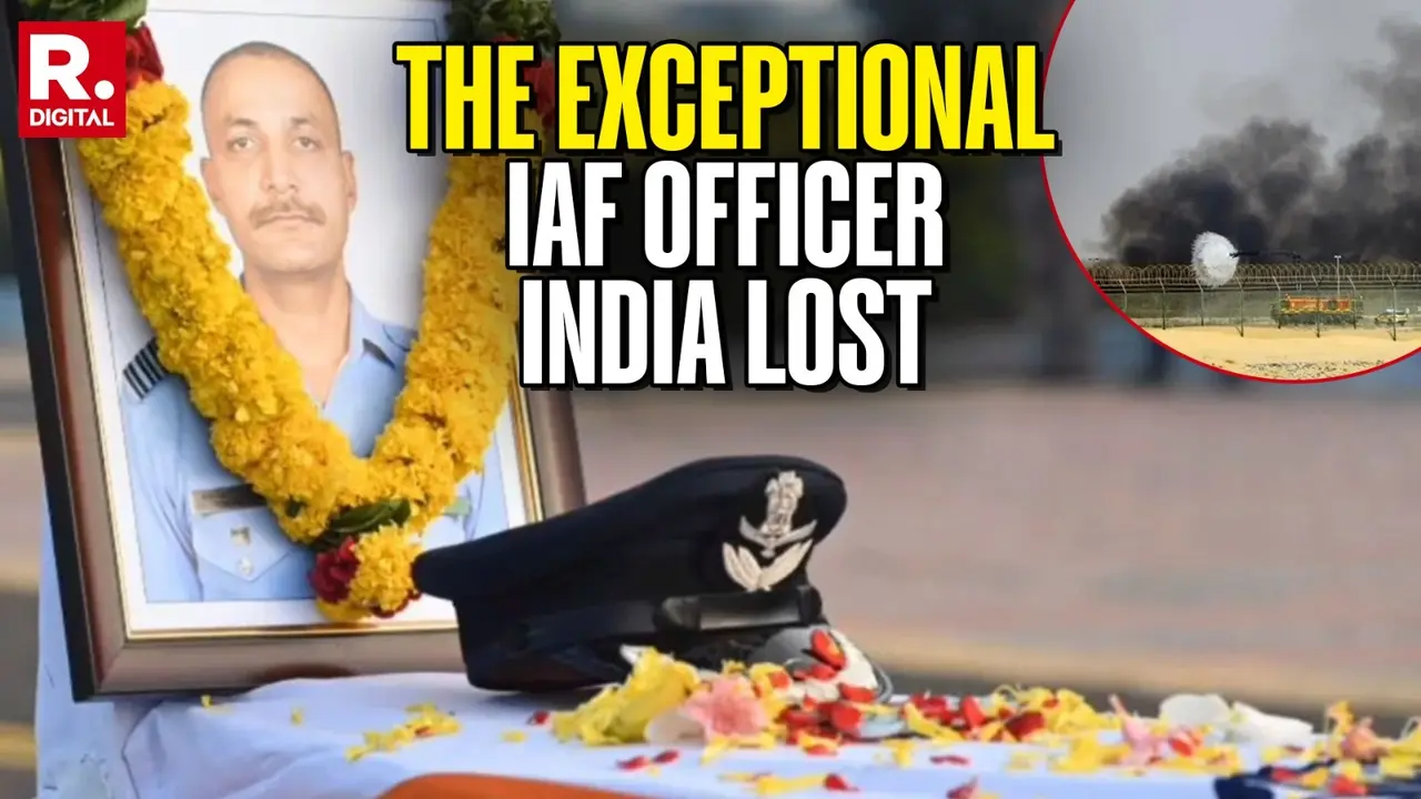 Dubai Air Show Crash: Mortal Remains Of Namansh Syal Brought To Himachal Pradesh's Kangra; People Pay Last Respects The mortal remains of Wing Commander Namansh Syal being taken to his native village, Patiyalkar,in Kangra