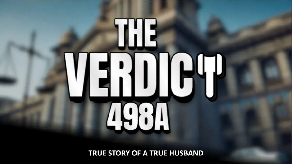 Raaj Shaandilyaa Announces Next Film The Verdict 498A, Based On Deeptanshu Shukla's Battle Against False Dowry Case The poster of The Verdict 498A