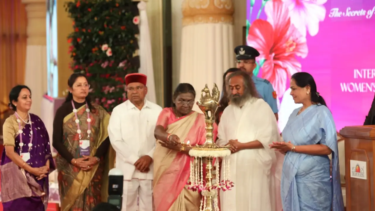 President of India Inaugurates Art of Living’s 10th International Women’s Conference The President of India inaugurates the Art of Living’s 10th International Women’s Conference