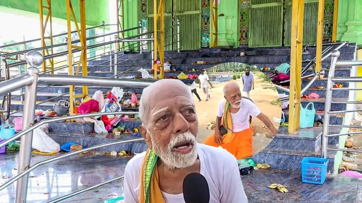 The priest of the Venkateswara Swamy temple in Andhra Pradesh admitted that the temple was privately managed and that no security or administrative support had been sought from local authorities.