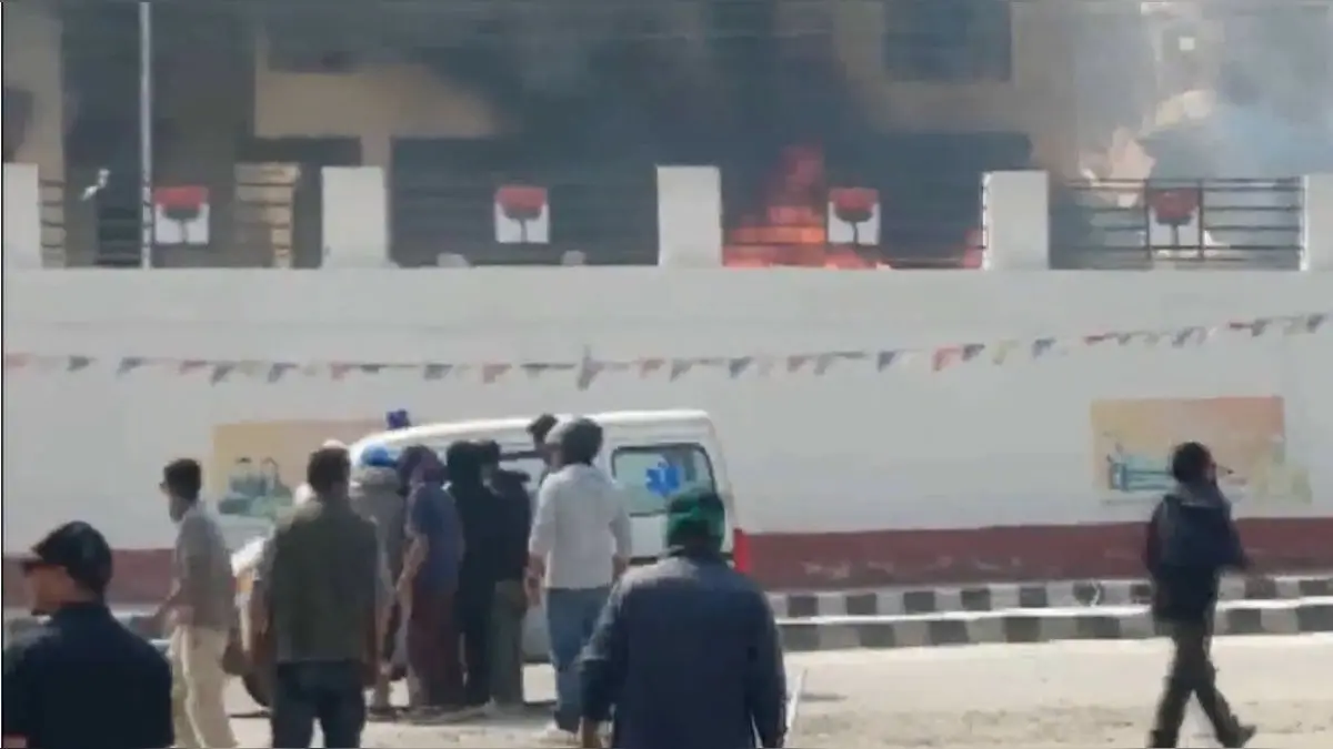 Ladakh Protests Turn Violent as Statehood Demands Intensify The protesters reportedly torched the BJP office in the city, pelted stones and clashed with the police. A police van was also set ablaze.
