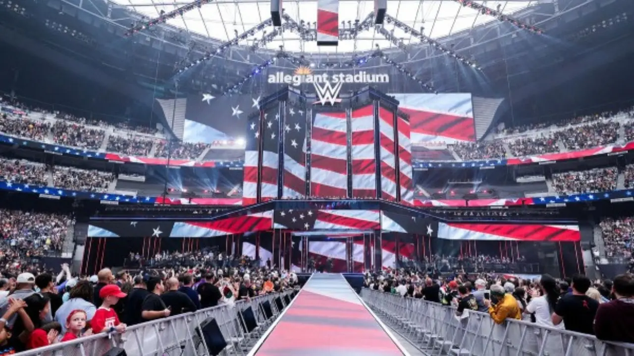 WWE WrestleMania Headed to London Soon? Mayor Sadiq Khan Talks Up Hopes of First International 'Showcase of The Immortals' The set of WrestleMania 41