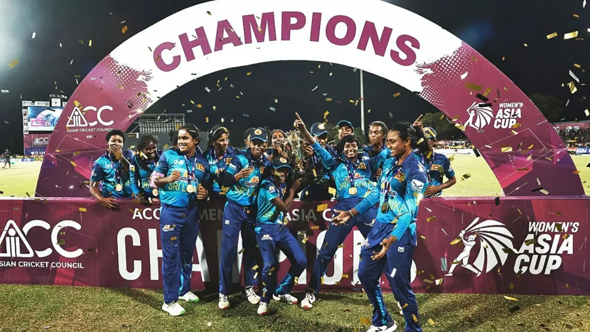 Sri Lanka Name 15-Member Squad For Women's World Cup 2025, Udeshika Prabodani Makes Comeback After One Year The Sri Lanka Women's team celebrate after win over India in the Women's Asia Cup 2024 final match