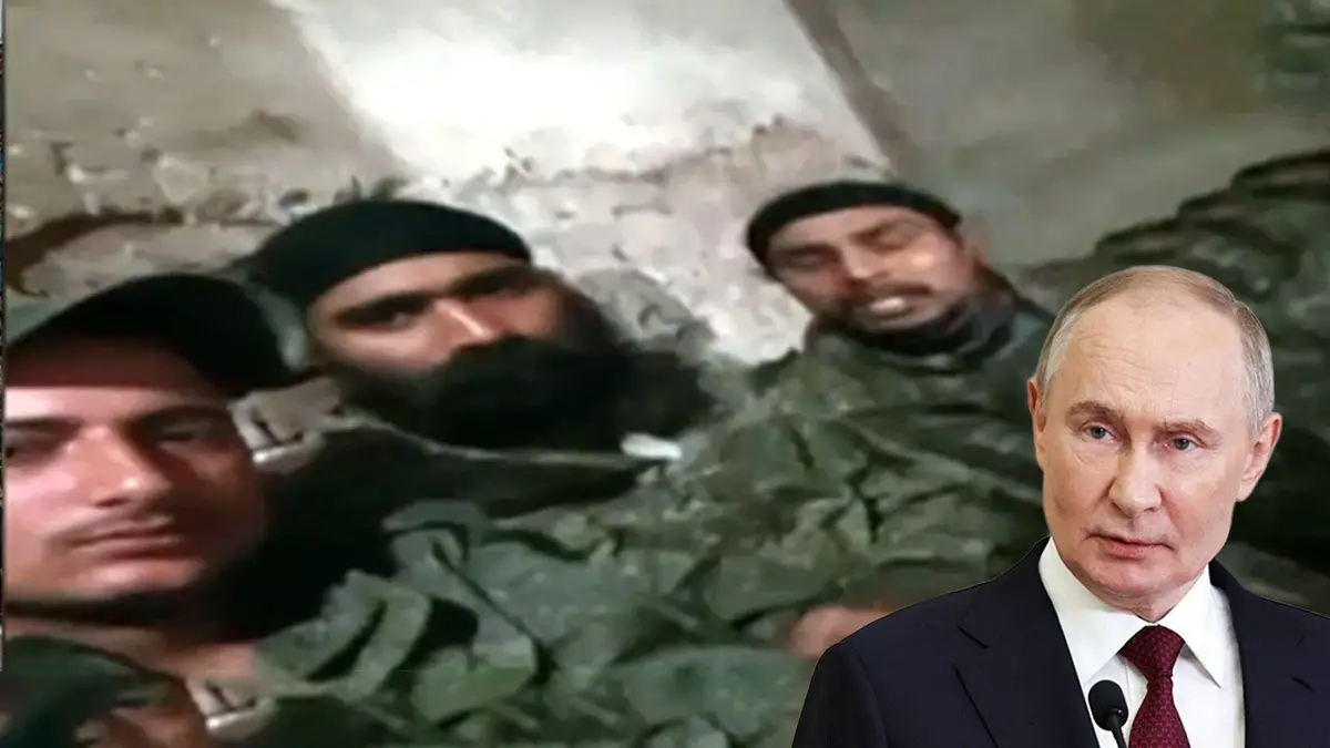 The trapped men plead for help in the fresh video, claiming they are treated very badly and are not given food and water.