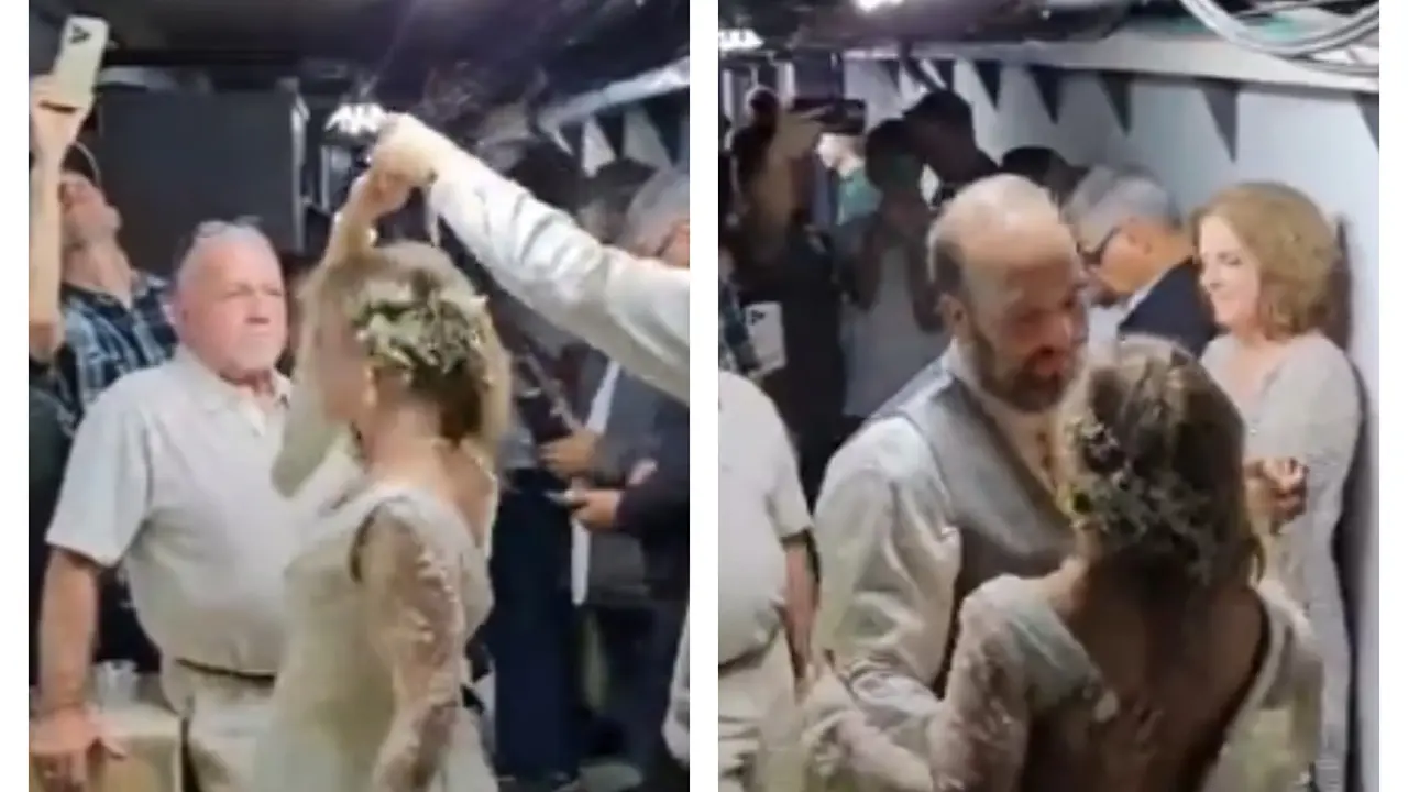 Viral Video: Newlyweds Perform First Dance in Bunker as Missiles Rain Down on Israel The video shared on the social media platform X shows the couple having their moment as nearly 200 ballistic missiles were launched at Israel