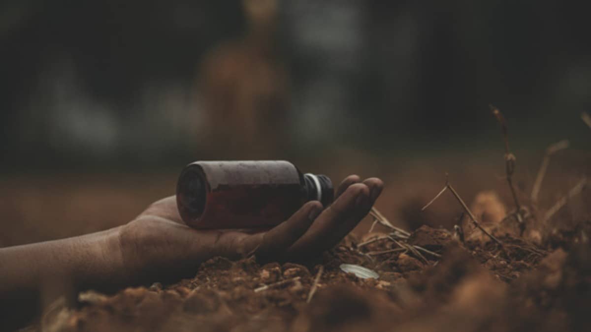 The woman consumed poison after her periods began on the first day of Navratri, preventing her from performing religious rituals.