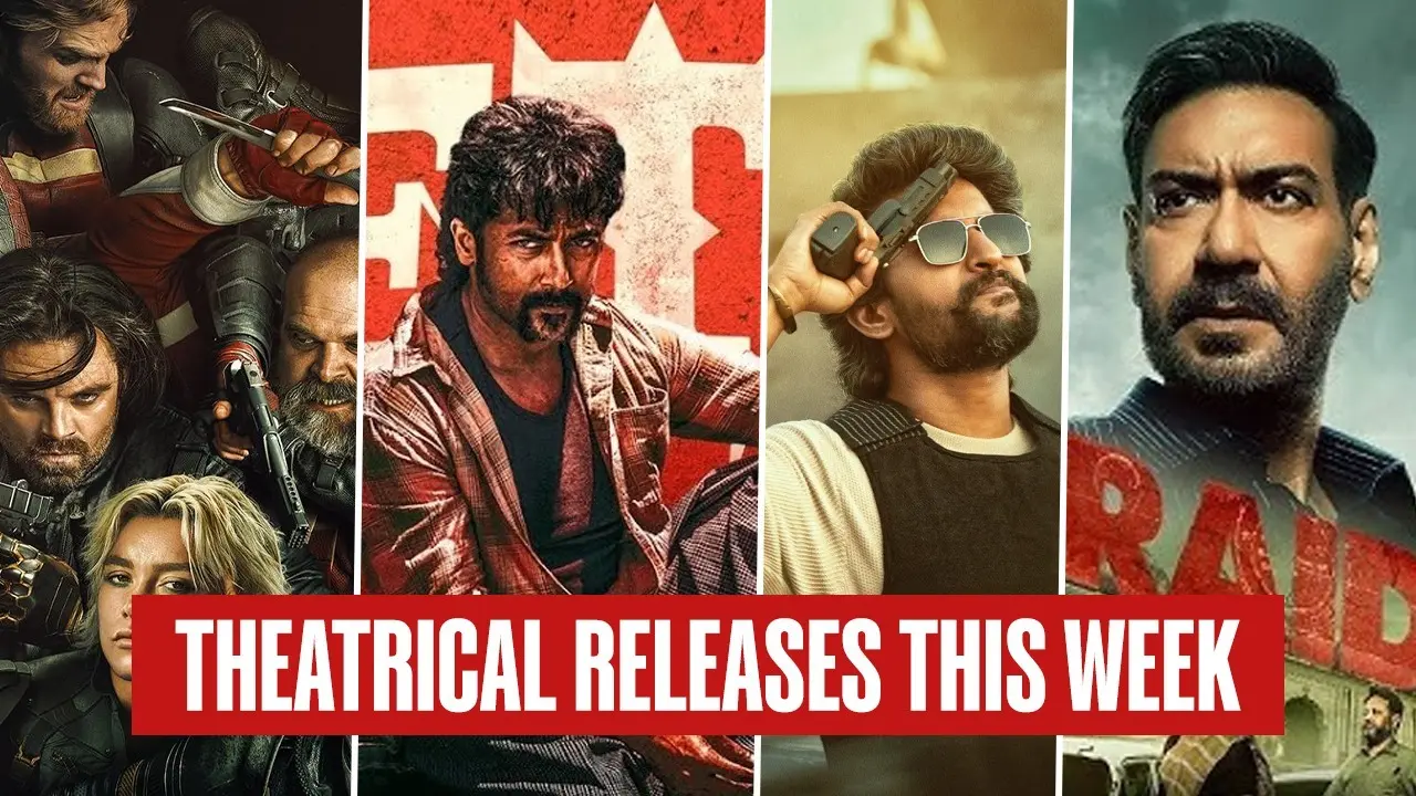 New Films In Theatres This Week: Raid 2, HIT 3, Retro, Thunderbolts To Watch On Thursday And Friday Theatrical Releases This Week.