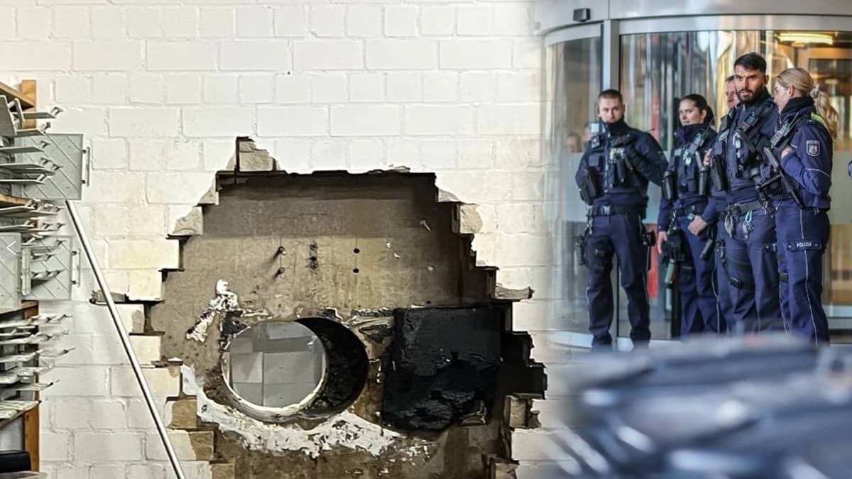 Thieves Drill into a German Bank Vault and Steal Tens of Millions of Euros' Worth of Property