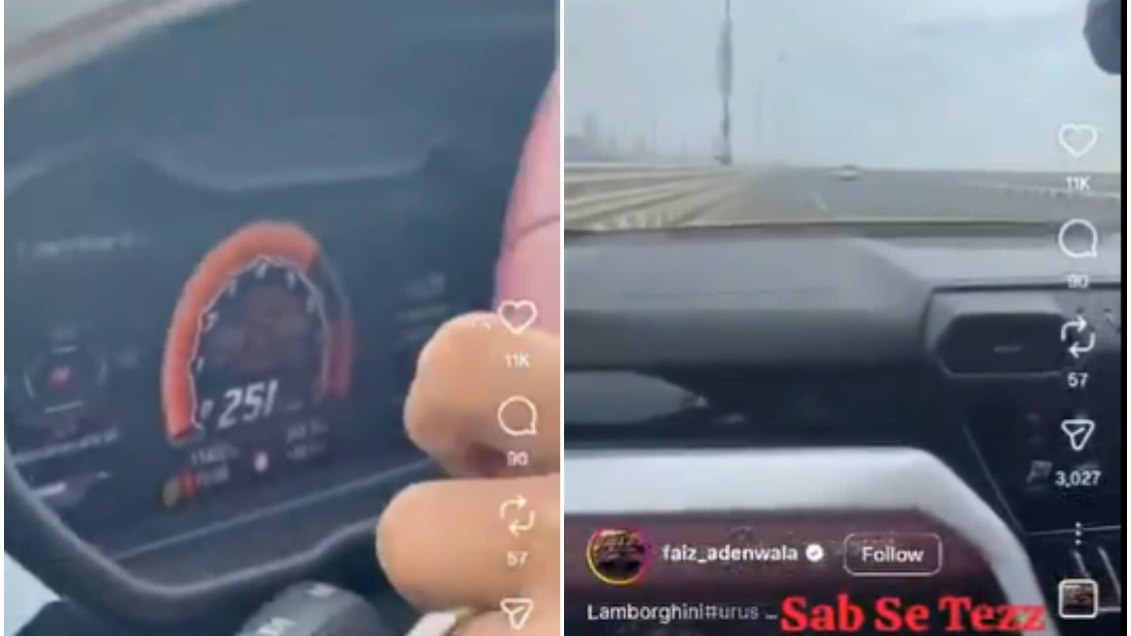 Thrill Over Safety? Lamborghini Urus Speeds Over 250 kmph On Bandra-Worli Sea Link, Lands In Trouble | VIRAL VIDEO