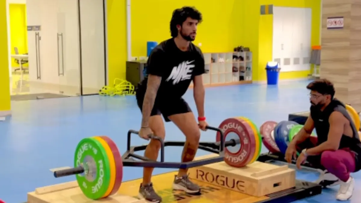 Tilak Varma at BCCI CoE