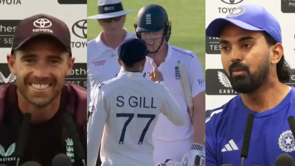 Tim Southee, Shubman Gill, Zak Crawley and KL Rahul