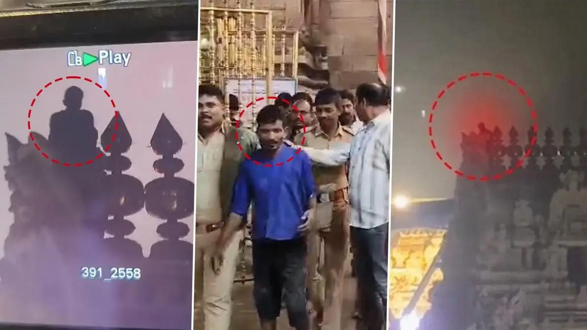 'More Booze Or Else...': Drunk Man Reaches Tirupati Temple Top, Refuses To Get Down Unless Served More Alcohol