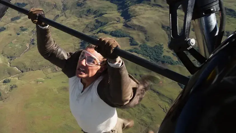 Tom Cruise in a still from Mission Impossible 8