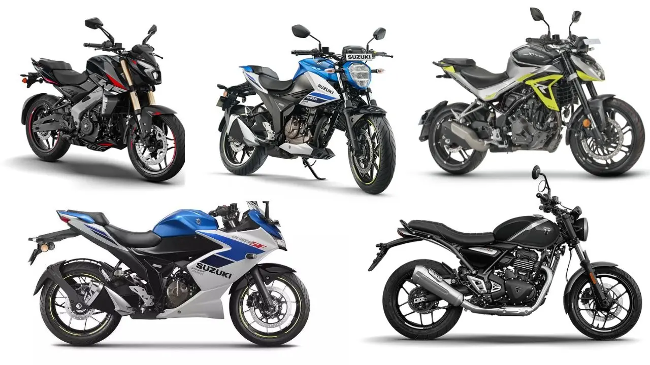 Top 5 Bikes With Highest Power-to-Weight Ratio Under ₹2 Lakh in India Top 5 bikes with highest power-to-weight ratio under ₹2 lakh in India