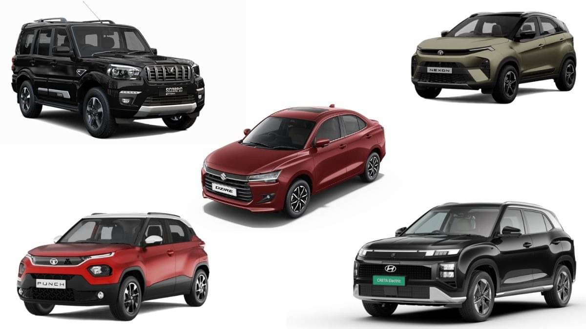 Top 5 cars with highest sales in September 2025