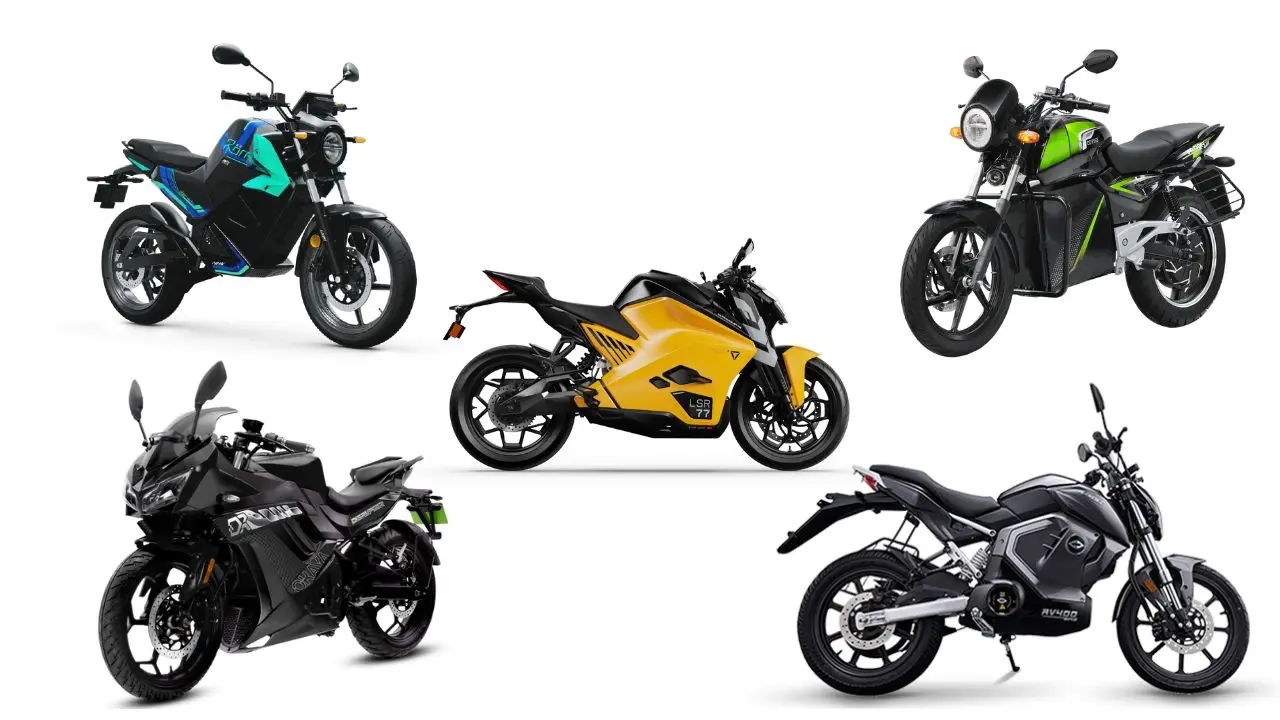 Top five EV motorcycles to consider under Rs 3 lakh