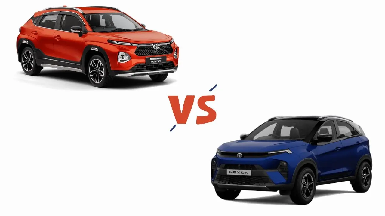 Tata Nexon vs Toyota Taisor - Which Petrol SUV to Choose Around ₹10 Lakh? Toyota Taisor vs Tata Nexon
