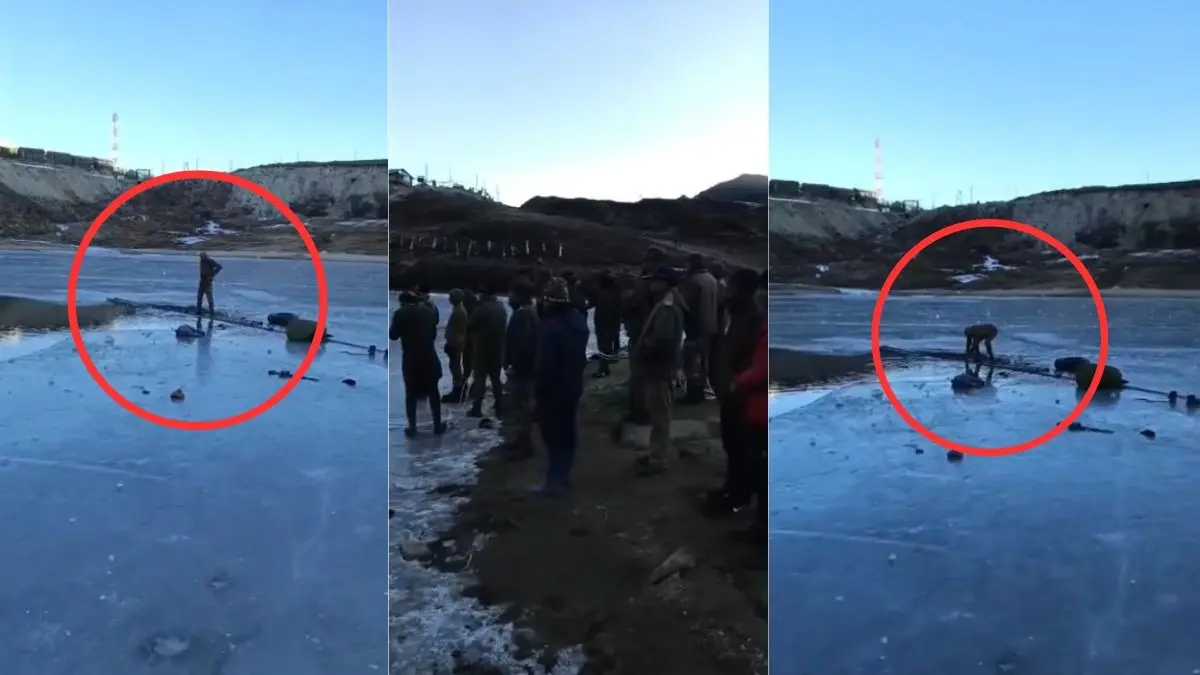 Tragedy at Sela Lake: Two Kerala Tourists Lose Lives After Falling Through Frozen Surface