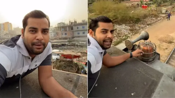 Watch: Indian Vlogger Films Reel on Top of Train in Bangladesh, Faces Backlash Vlogger Rahul Gupta criticised for train stunt in Bangladesh